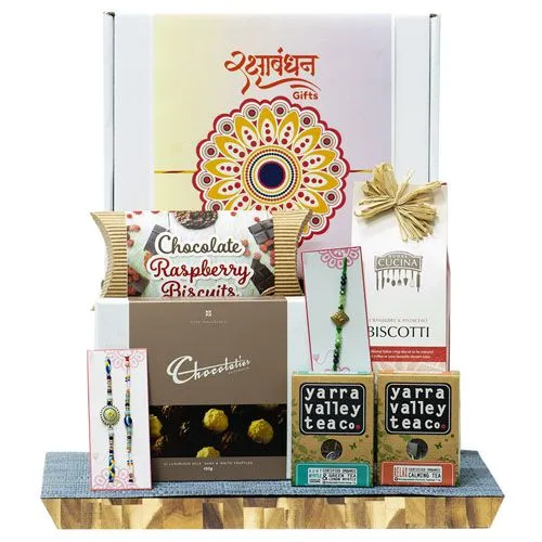 Tea & Treats Rakhi Gift Set