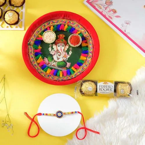 Rakhi Delight Set with Chocolates