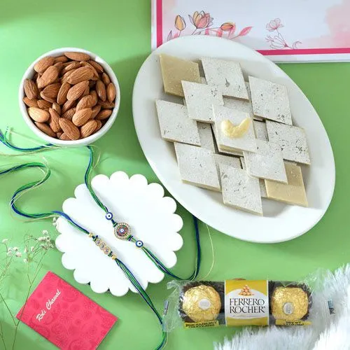 Cherish & Feast Rakhi Gift Set