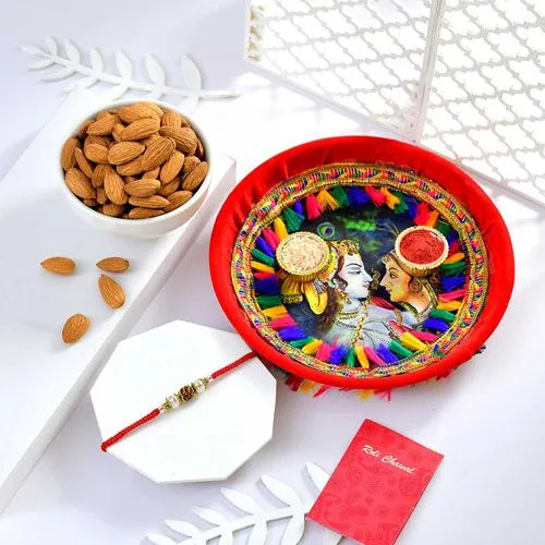 Blessed Rakhi and Puja Set