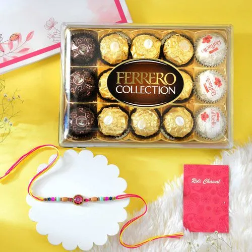 Charming Rakhi & Ferrero Delight