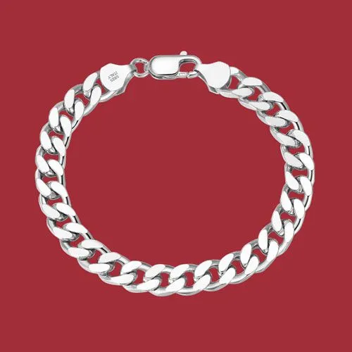 Elegant Silver Chain Bracelet Rakhi