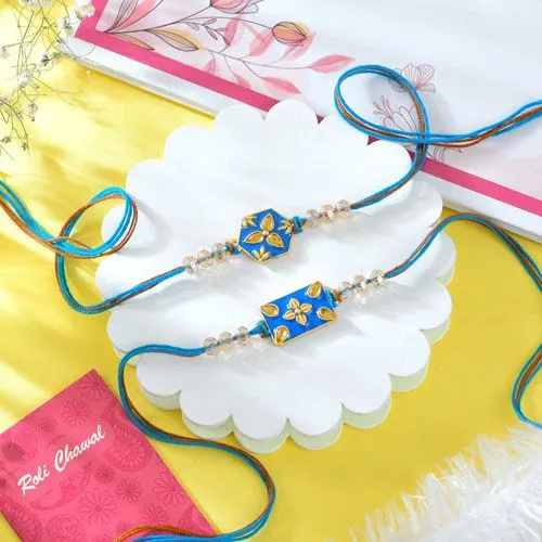 Elegant Duo Rakhi Set