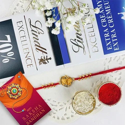 Sacred Ties: Shiv Parvati Rakhi Gift Set