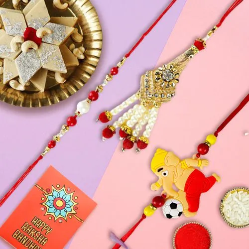 Rakhi Combo with Kaju Katli