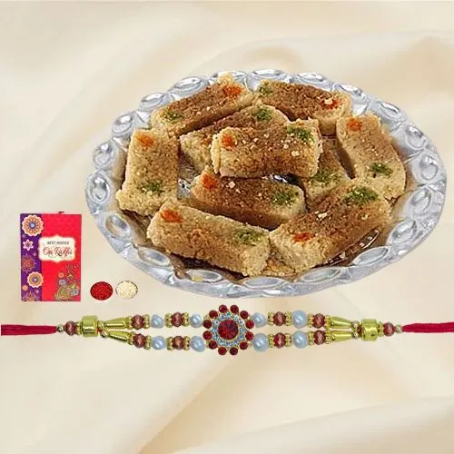 Rakhi with Milk Cake