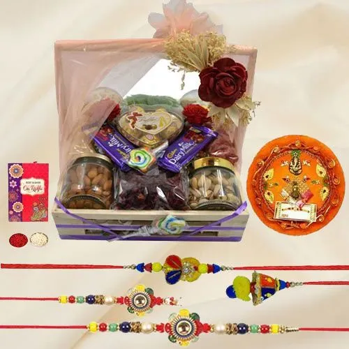 Best Buddy Dry Fruits n Couple Rakhi