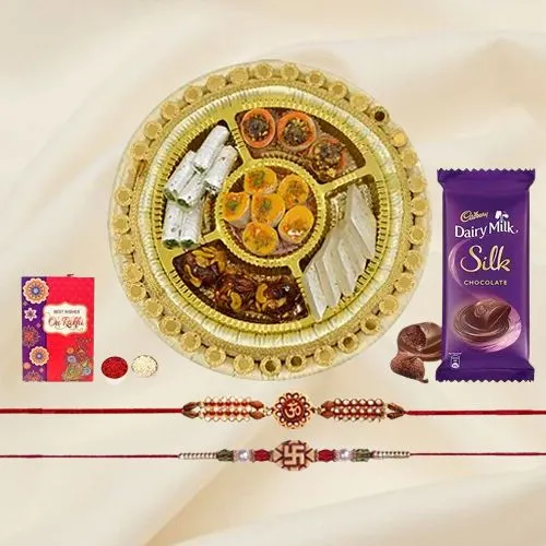 Auspicious Rakhi n Sweets Mania for Bhai