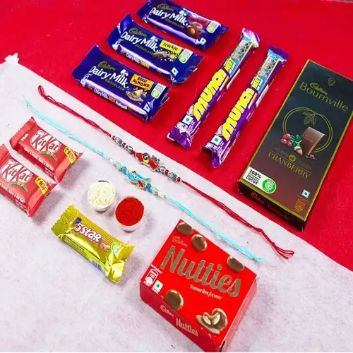 Designer Kids Rakhi with Chocolates