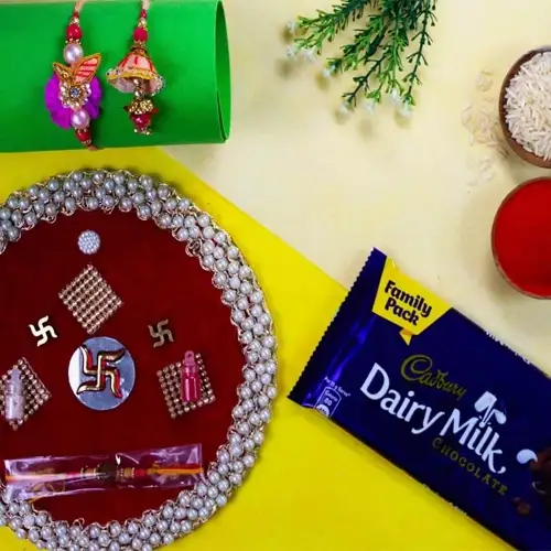 Family Rakhi Set with Chocolates