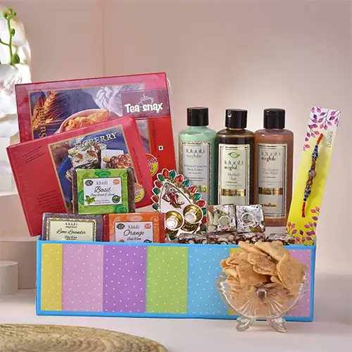 Amazing Single Rakhi Khadi Hamper