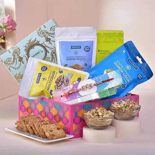 Splendid Tea Time Rakhi Hamper