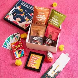 Joyful Rakhi 9 Item Gift Box