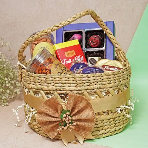 Nutty Rakhi Gift Basket