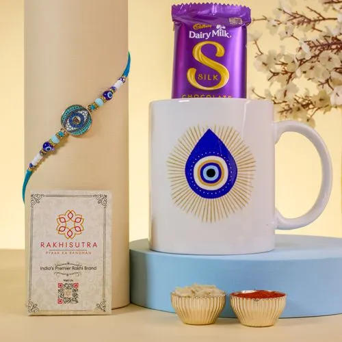 Special Evil Eye Rakhi Gift Set