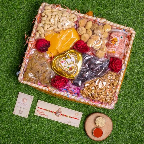 Sweet Moments Rakhi Nut Collection