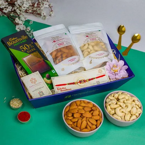 Blissful Rakhi N Treats Celebration Set