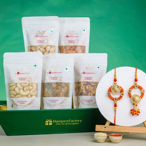 Gourmet Nuts  N  Rakhi Elegance Set