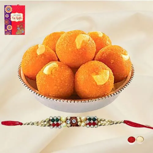 Haldirams Pure Ghee Ladoo with Rakhi